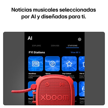 Tarjeta USP: música y noticias seleccionadas por IA